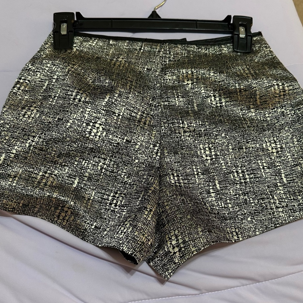 Forever 21 Black and White High Waist Shorts